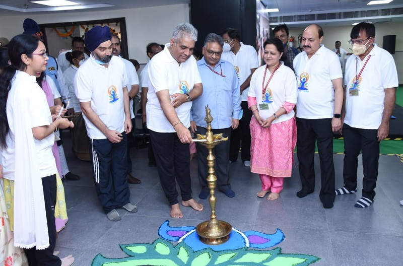 ESIC Yoga Fortnight, 7 to 21 June, 2022 launched by Union Minister for Labour and Employment on 7th June, 2022.